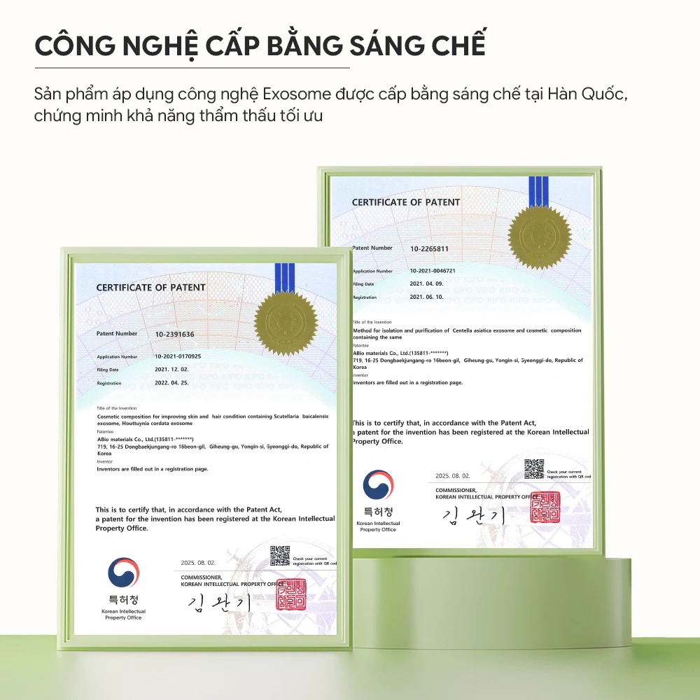 HYPERLIS - Công nghệ Exosome cấp bằng sáng chế Hàn Quốc